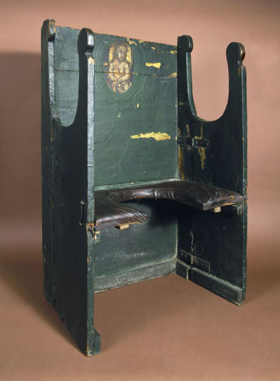 Illustration for article titled This adjustable chair let 18th-century women give birth in something approaching comfort